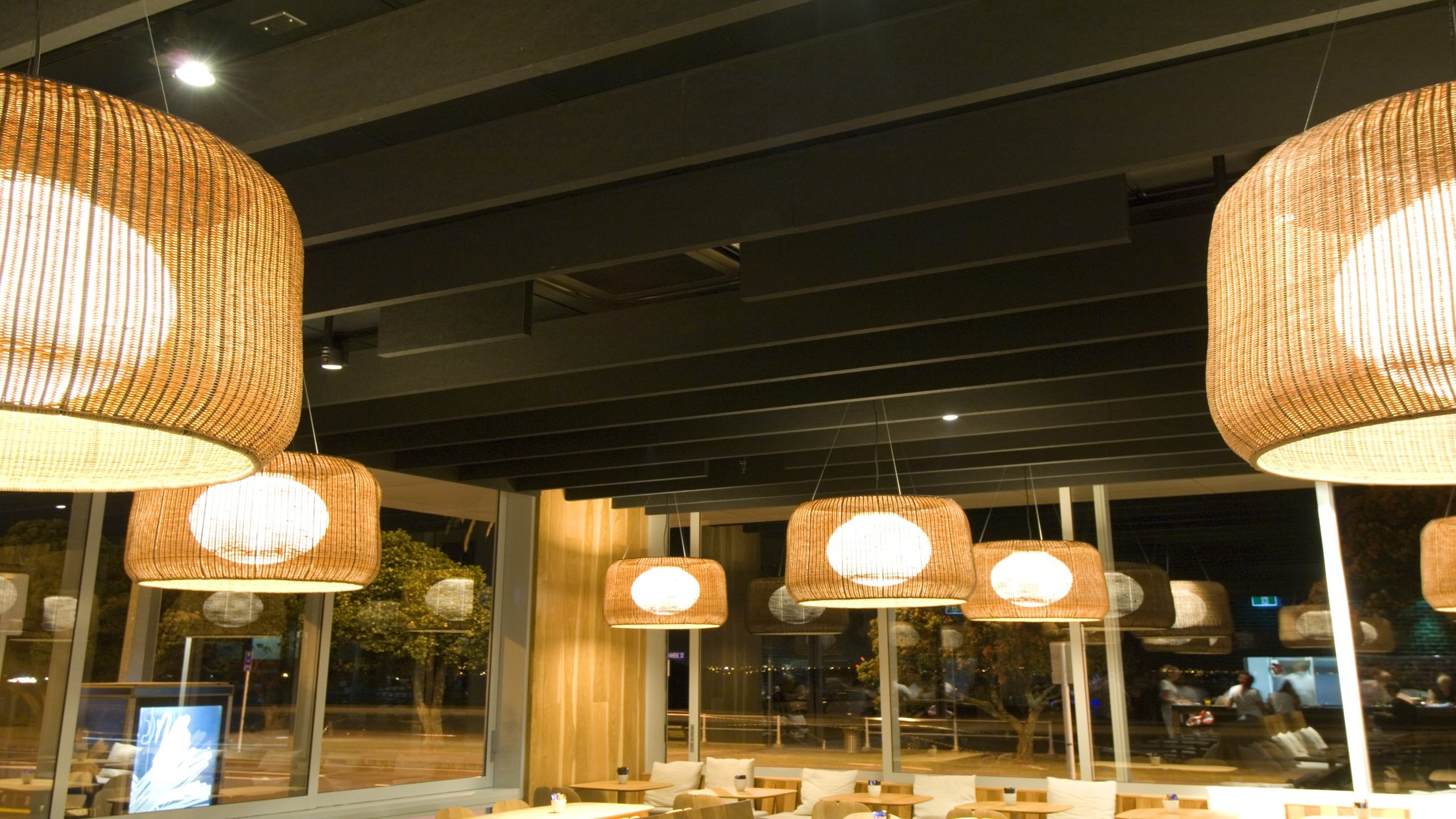 St Heliors Bay Cafe & Bistro - Baffle Beams